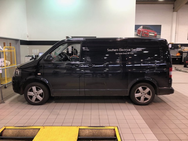 SES VAN AT COMMERCIAL CLIENT