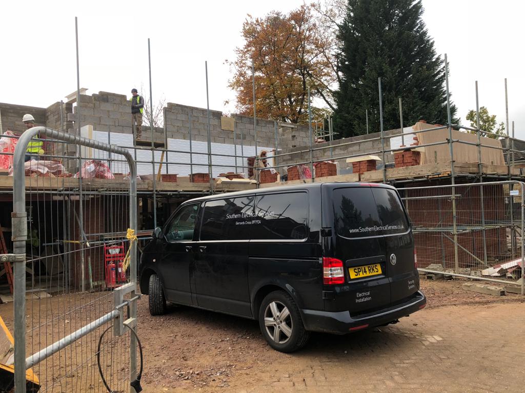 SES VAN ON SITE AT DOMESTIC CLIENT